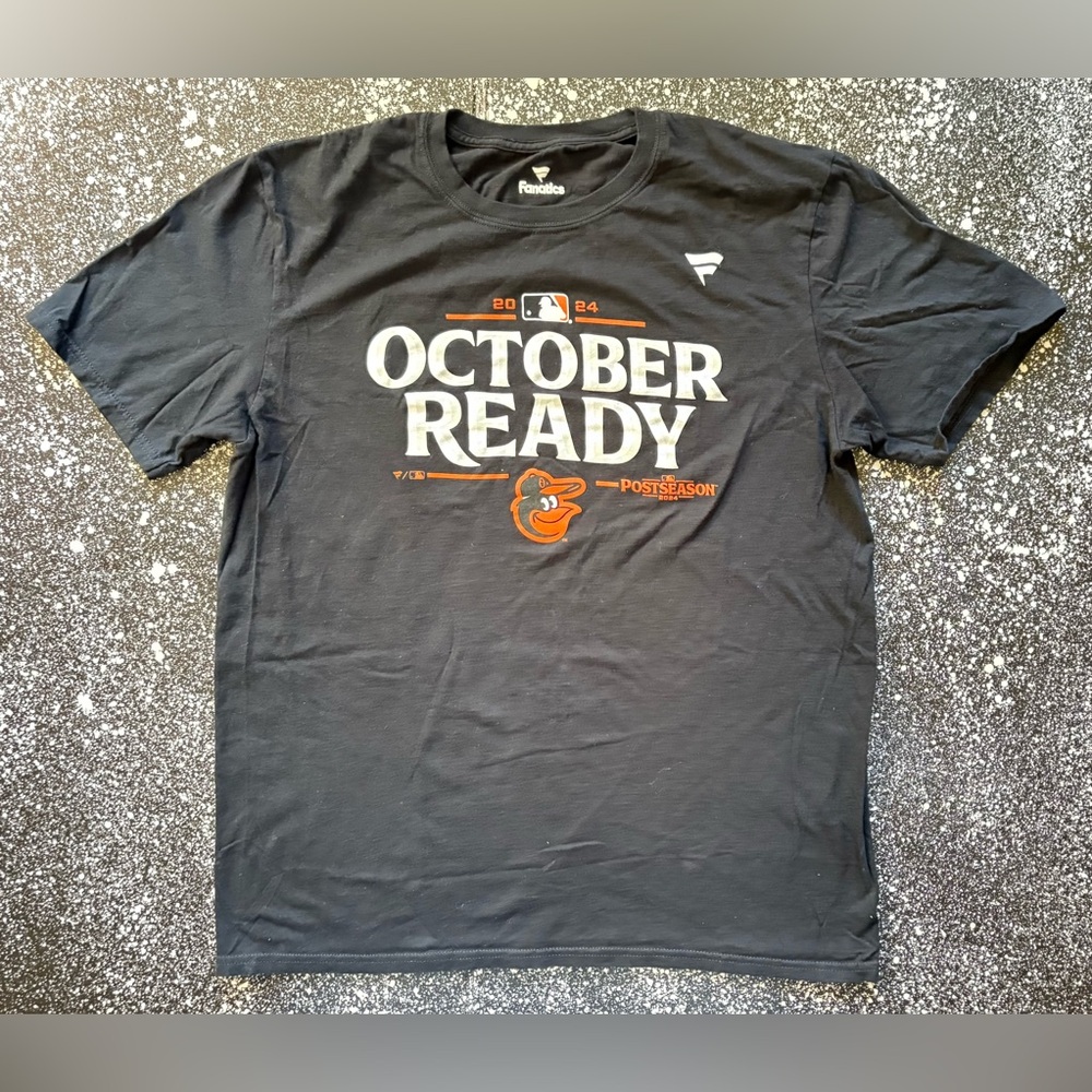 Baltimore Orioles MLB ‘October Ready’ 2024 T-Shirt Size Large - Picture 2 of 3